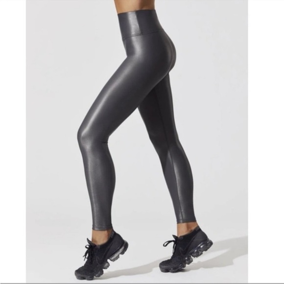 Carbon38 Pants - Carbon38 takara shine charcoal gray full length leggings size XS